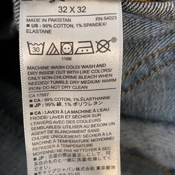 Banana Republic Authentic Blue Wash Denim Jeans Size 32x32 - Picture 8 of 9